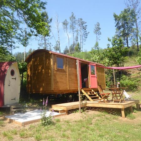 Rosa The Cosy Cabin - Gypsy Wagon - Shepherds Hut, River Views Off-Grid Eco Living Pedrogao Grande Exterior foto