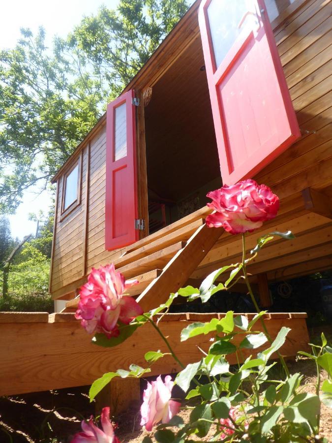 Rosa The Cosy Cabin - Gypsy Wagon - Shepherds Hut, River Views Off-Grid Eco Living Pedrogao Grande Exterior foto